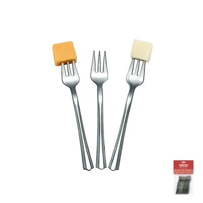 Appetizer Forks, Metalized Finish, 25-Count