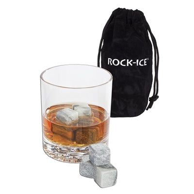 Rock-Ice Cubes w/ Pouch, Set of 9