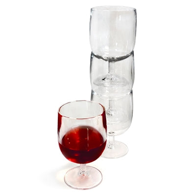Stack-Up™ Plastic Wine Stems
