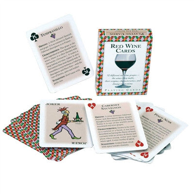 Wine Playing Cards , Red, White, or Both