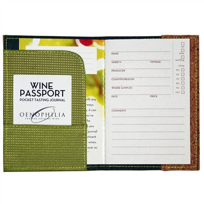 Wine Passport W/ Cork Cover In Display
